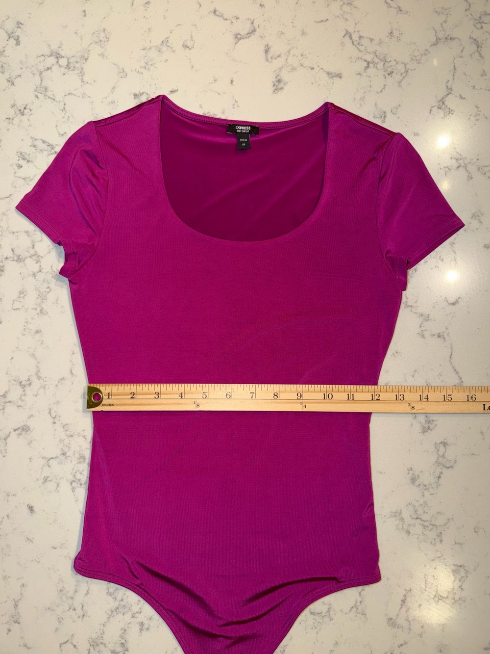 EXPRESS Body Contour Scoop Neck Short Sleeve Bodysuits XS Bundle of 6 - Picture 13 of 15
